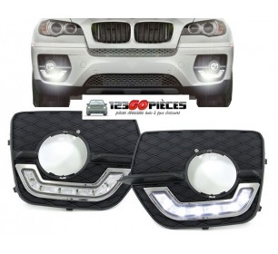 Feux LED de jour diurnes pour BMW X6 E71 2008->> - GO22098